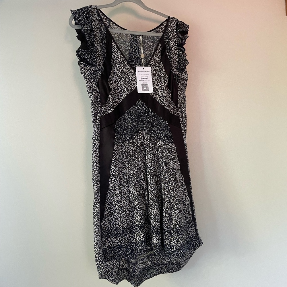 Navy Blue Balenciaga silk Dress